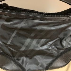 Burberry Nova Check Tote. All Black, Never Used.